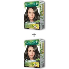 2x2 Tüp Krem Saç Boyası Seti Küllü Kumral No:7.1