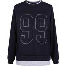 Trender 2699 Lacivert Kadın Sweatshirt 27KI40000033