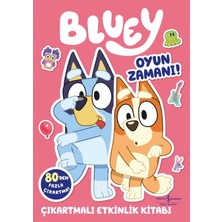 Türkiye İş Bankası Kültür Yayınları Bluey - Oyun Zamanı - Çıkartmalı Etkinlik Kitabı