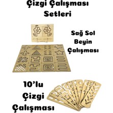 St. Morritz Çizgi Çalışma Setleri,sağ Sol Beyin Çizgi Çalışmaları,kalem Tutma Becerisi,ince Motor Çalışmaları