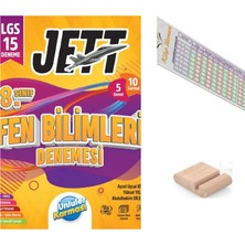 Ünlüler Karması 8.sınıf Jett Fen Bilimleri 16 Lı Branş Deneme Lgs 2027+TELEFON Tutucu+Çözüm Ayracı