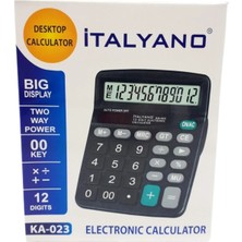 St. Morritz 12 Hane Hesap Makinesi Italyano KA-023