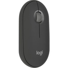 Logitech M350S Pebble 2 Bluetooth Kablosuz Sessiz Kompakt Mouse -Siyah
