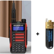 St. Morritz Uv-16 Pro Kırmızı+Bıdık Anten