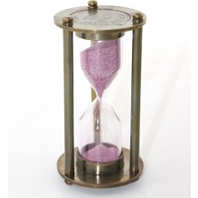 St. Morritz Dekoratif  Pirinç Kum Saati 12*6 cm