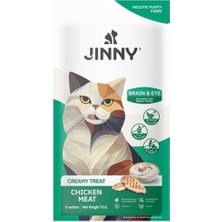 Belirtilmemiş Jinny Creamy Brain Eye Göz Sağlığı Tuklu Kedi Sıvı Ödül Sı 5X15 gr