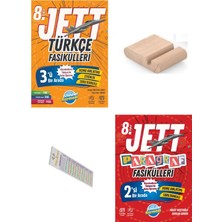 Ünlüler Karması 8.sınıf Jett Paragraf Türkçe Set Fasikülleri Lgs 2027+TELEFON Tutucu+Çözüm Ayracı