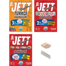 Ünlüler Karması 8.sınıf Jett Türkçe Paragraf Dilbilgisi Set Fasikülleri Lgs 2027+TELEFON Tutucu+Çözüm Ayracı