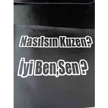 UAStudio Nasılsın Kuzen Iyiben Sen Sticker 20 cm Ikili