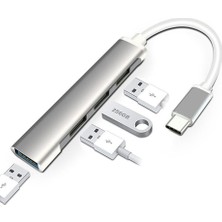 Krl USB Type C 4 Port Çoklayıcı 3.0 Modeli ile Hızlı Bağlantı Sağlar