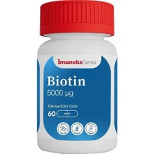 Imuneks Farma Biotin 5000 Mcg 60 Tablet