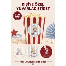 Yeap Office Kişiye Özel 5 cm Yuvarlak Hediyelik  Etiketi 54 Adet - Kuşe Parlak Etiket