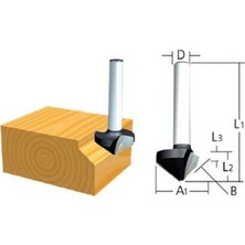 Makita Freze Bıçağı 6X20 mm