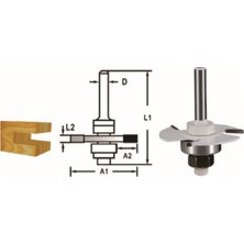 Makita Freze Bıçağı 8X47.6 mm