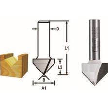 Makita Freze Bıçağı 8X19 mm