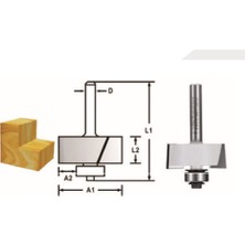 Makita Freze Bıçağı 12X31.8 mm