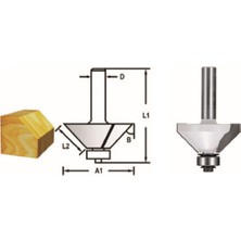 Makita Freze Bıçağı 12X50.8 mm