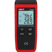 Uni-T Mini Kontrakt Tip Sıcaklık Ölçer