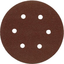 Nikon Alüminyum Oksit Cırtlı 6 Delikli Disk Zımpara 150 mm 240 Kum