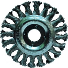 Hawk Gri Burma Telli Daire Fırça 200 mm