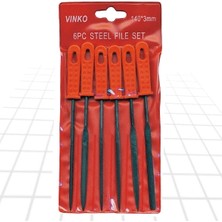BLU-MOL 6 Lı Saatçi Eğe Seti 140X3 mm