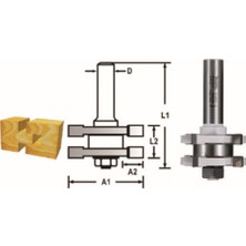 Makita Freze Bıçağı 12X41.3 mm