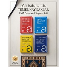 Getittir 4'lü Başvuru Kitapları Seti (Türkçe Sözlük, Yazım Kılavuzu, Ingilizce Sözlük, Atasözleri)