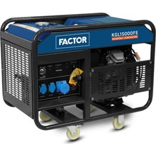 Factor Benzinli Jeneratör 15 Kva Monofaze