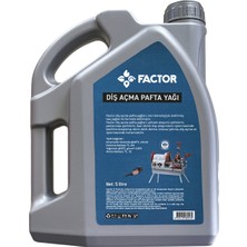 Factor Diş Açma Pafta Yağı 5 Lt. 4 Adet