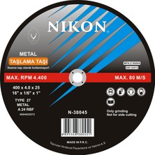 Nikon Metal Flex Taşlama Taşı 180X8.0X22 mm