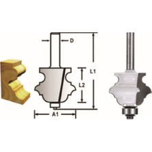 Makita Freze Bıçağı 8X34.9 mm