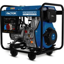 Factor 9.4 Kva Dizel Jeneratör Trifaze