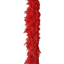 TeknoKapsül 2 Metre Boa Tüy Otriş - Kırmızı