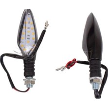 Hsgl Motorsiklet LED Çıta Model Sarı Sinyal