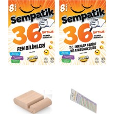 Ünlüler Karması 8.sınıf Sempatik Fen Bilimleri Inkilap Kazanım Denmeleri Lgs 2027+TELEFON Tutucu+Çözüm Ayracı