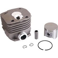 Hsgl Husqvarna 365 Uyumlu 48MM Silindir Piston Seti  Yeni Model Yuvarlak Boğaz