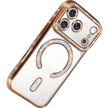 Techorasale   iPhone 17 Pro Joke Simli Magneticsafe Kılıf - Turuncu
