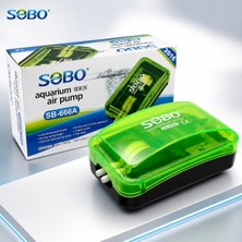 Muyu Craft Sobo SB-666A Akvaryum Hava Motoru 5W Çift Çıkışlı 2x4 L/dk