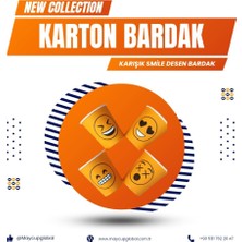 Brf Store Megsan Maycup 7 Oz Karton Bardak 300 Adet Karışık Desen