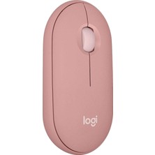 Brf Store Megsan Logitech M350S Pebble Mouse 2 Ince Bluetooth Kablosuz Mouse, Taşınabilir, Hafif, Özelleştiril