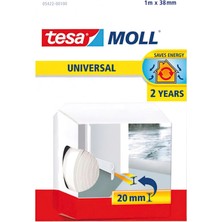 Brf Store Megsan Tesamoll® Kapı Altı Rüzgar Önleyici, 1 M x 38 Mm, Sütun Için Evrensel 20 Mm, Beyaz, 05422-001