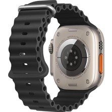 Brf Store Megsan Ocean Band Apple Watch Ultra 49 mm 45 mm 44 mm 42 Mm, Kadın Erkek Spor Dış Mekan Silikon Kayı