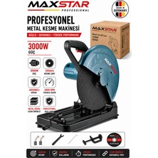 Maxstar 3000W Profesyonel Profil Kesme Makinesi 355 mm – 45° Açılı Metal Demir Boru Profil Kesme