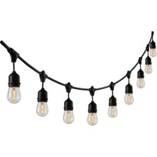 Brf Store Megsan Sarmaşık 10 Ampullü LED Cata Dış Mekan Aydınlatma Seti - 5 Metre IP44 Suya Dayanıklı - 3200K