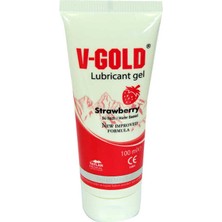 Kayganlaştırıcı Jel Çilekli Su Bazlı 100 ml Strawberry Lubricant Gel - OEM458-10419