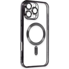 Mestore Apple Iphone 16 Pro Max Kılıf Kross Magneticsafe Kapak - Siyah