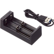 Brf Store Megsan Xtar Mc2 Akıllı Cccv Lityum Iyon Şarj Cihazı (5 Volt, 1 A, 2 Şarj Yuvası) 14500 Ila 26650 For