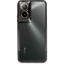 Mestore Realme 12 Lite Kılıf Boyi Silikon Kapak - Siyah