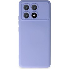 Mestore Xiaomi Poco X6 Pro Kılıf Nano Içi Kadife Silikon - Lila