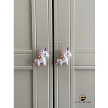 Brf Store Megsan Çocuk Odası Kulpları - Unicorn Kulp (Tekli)